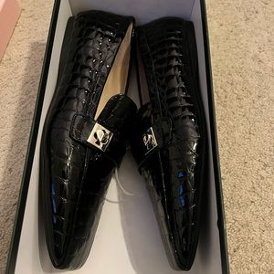 Kate Spade Darien Patent Croc Loafers NWT!